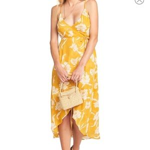 Show Me Your Mumu Yellow Wrap Dress